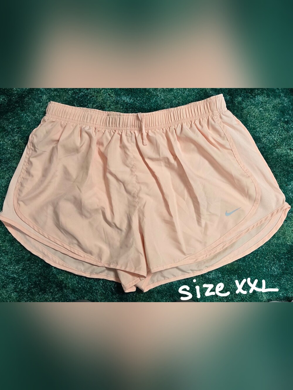 Women's Lightweight Elastic-Waist Peach Shorts
